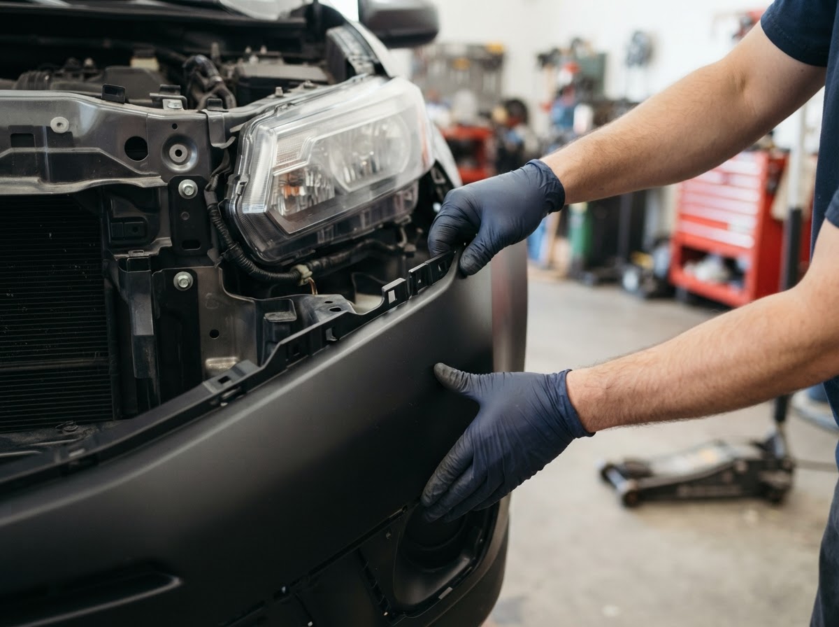 Bumper Repair at Greg Zurla's Auto Body, Congers, NY